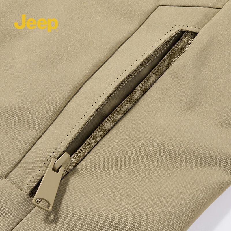 JEEP Men's Spring Autumn Lapel Business Jacket