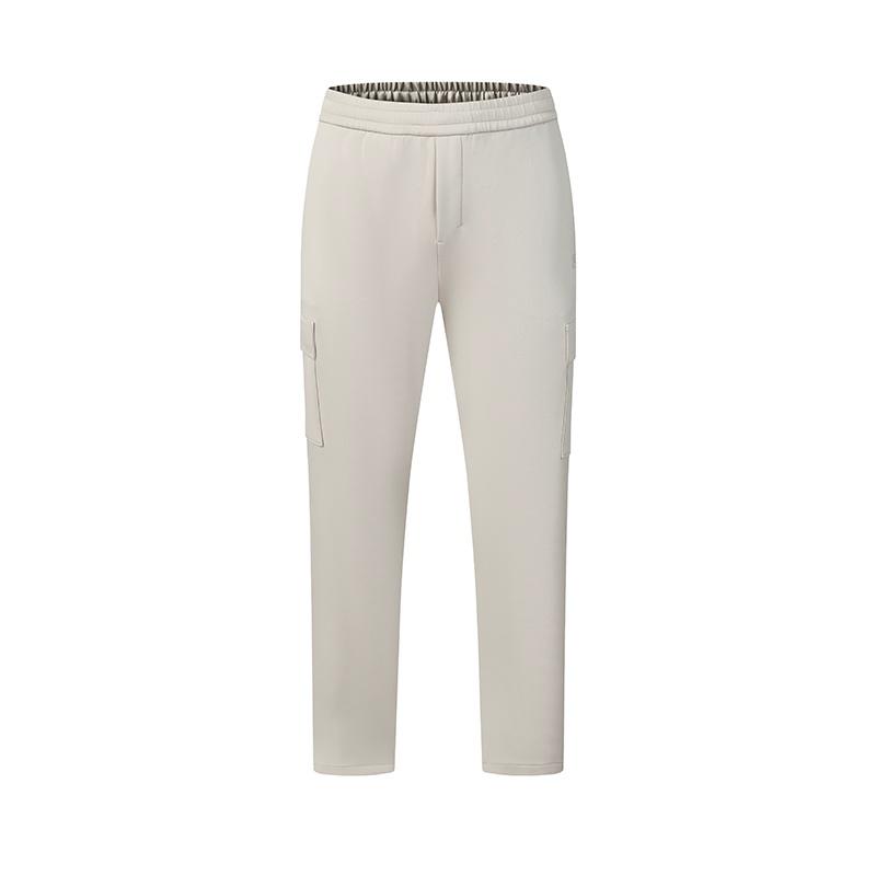FILA Golf Series Fashion Simple Casual Versatile Comfortable Workwear Style Knitted Sports Pants Men bottoms Light-Khaki A11M615605FLK