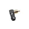 1 Stück Cinch-Stecker L/I-Typ HIFI Cinch-Klemmen Kupfer Vergoldet Audioverstärker Cinch-Stecker Unterstützt bis zu 6,5 mm Kabel