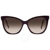 Marc JacobS Brown Gradient Cat Eye LadieS SunglaSSeS Marc 336 S 00t7 Ha 56