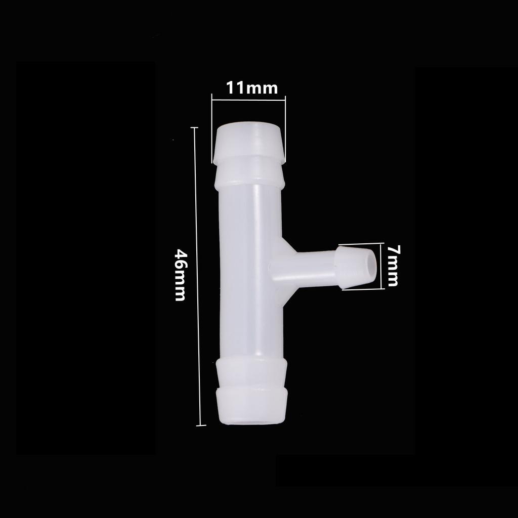 5Pcs 4/7mm Hose 8/11mm Hose Barb Water Connector Tee Y Coupling Garden Drip Irrigation Pipe Connection Fitting Water Splitter