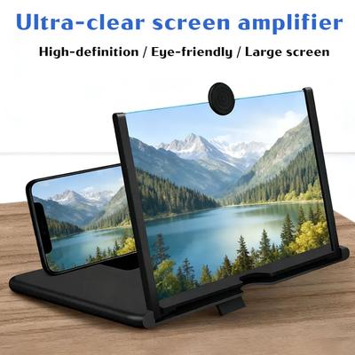 12/10 Inch HD Mobile Phone Display Expander Accessories Foldable Smartphone Screen Amplifier Portable Magnifier Stand Bracket