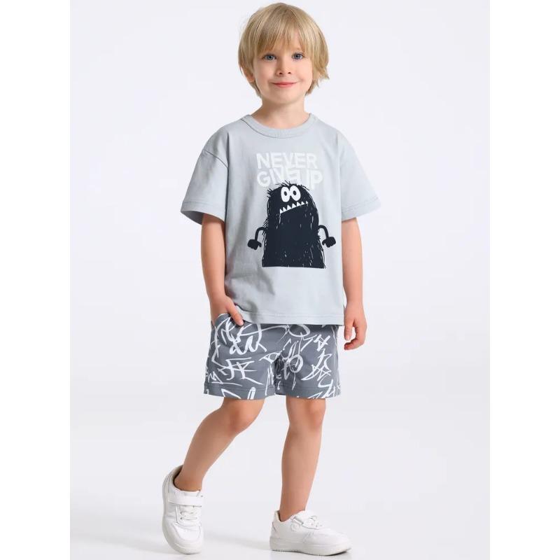 Children's T-shirt and Shorts Set, Comfortable, Skin-friendly and Breathable, Suitable for Sports and Daily Use