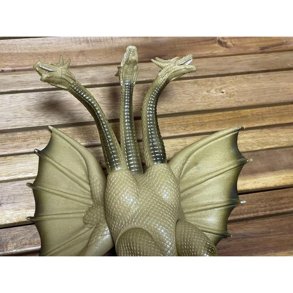 Used King Ghidorah Soft Vinyl Figure Toho Kaiju Godzilla Bandai Photo added 23cm