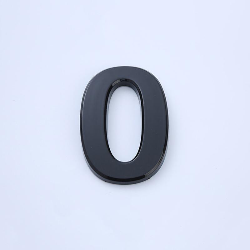 3,9-дюймова АБС дверна табличка з гальванічним покриттям, цифровий номерний знак, готель, вулиця, цифровий номер будинку, золото, срібло, чорний, бронза