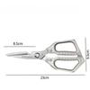Kitchen-use Scissors for Household Kitchens - Stainless Steel Multi-functional Scissors with Strong Chicken Bone Cutter Function