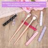 Nail Brush Holder with 5 Makeup Brush Slots Multi-functional Organizer Manicure Art Tools Painting Pens