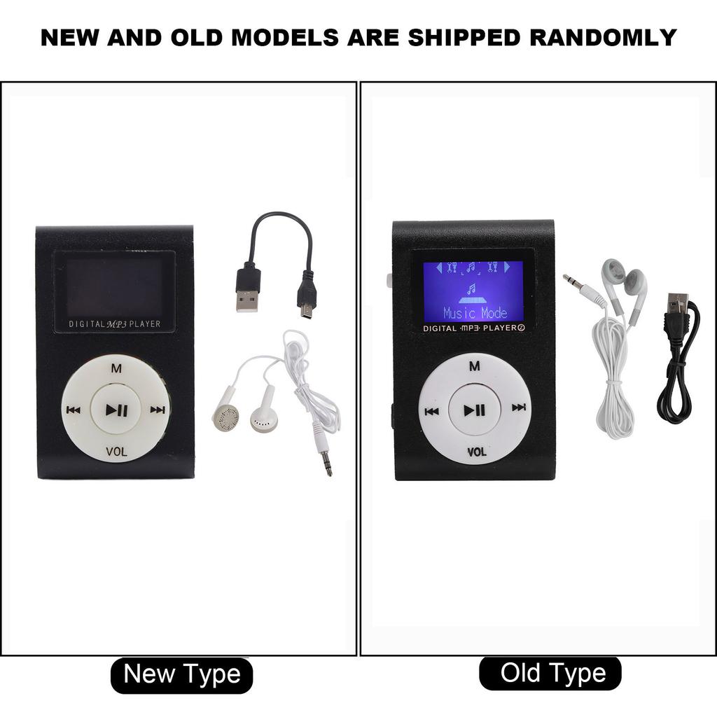 Portable Mini MP3 Music Player Sports BackClip LCD Screen MP3 Support Memory Card new 4