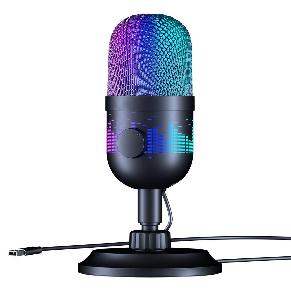RGB Light USB Microphone for Live Streaming, Gaming, Karaoke and Mobile Use In Southeast Asia