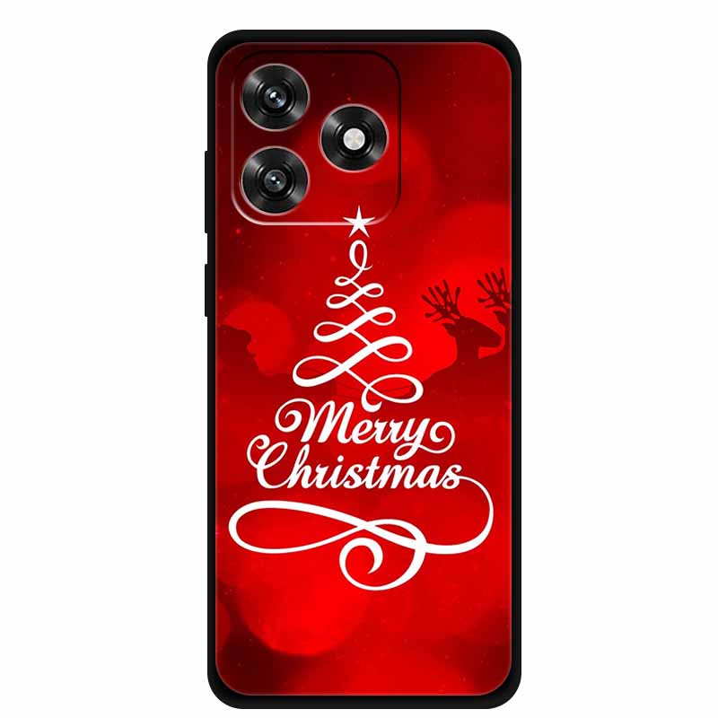 Christmas Phone Cases For Honor X5C Plus Soft Silicone Back Cover Christmas Tree for Honor Play10A 4G Protective Case Honor X5C