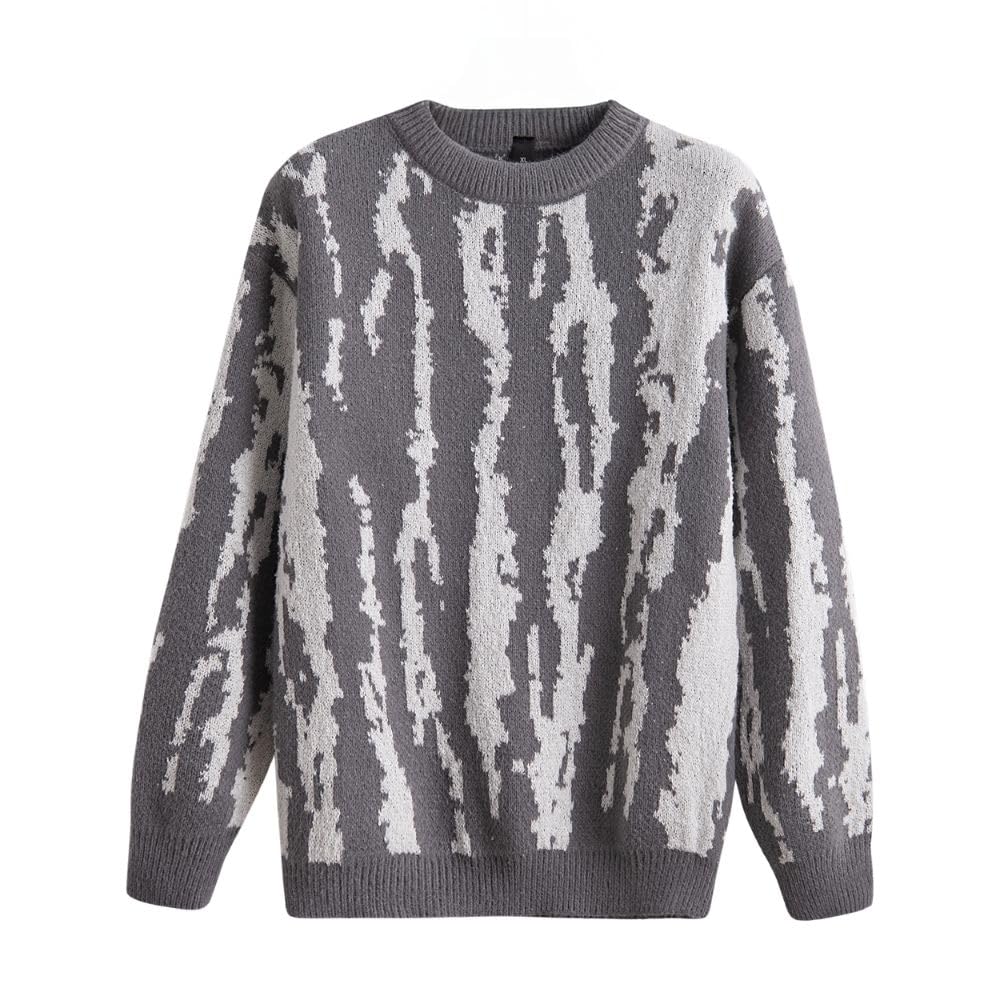 

Aaronlive Winter Knit Round Long Casual Plus Cold XL Men s Sweater, Neck, Sleeve, Fashion, Sizes, Warm, Thick, Protection, Spring, Autumn, Winter,