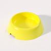 Bol Rond en Plastique pour Animaux de Compagnie Couleurs Bonbon Antidérapant Chien Chat Aliment Eau Abreuvoir Anti-Renversement Accessoires pour Animaux MIT