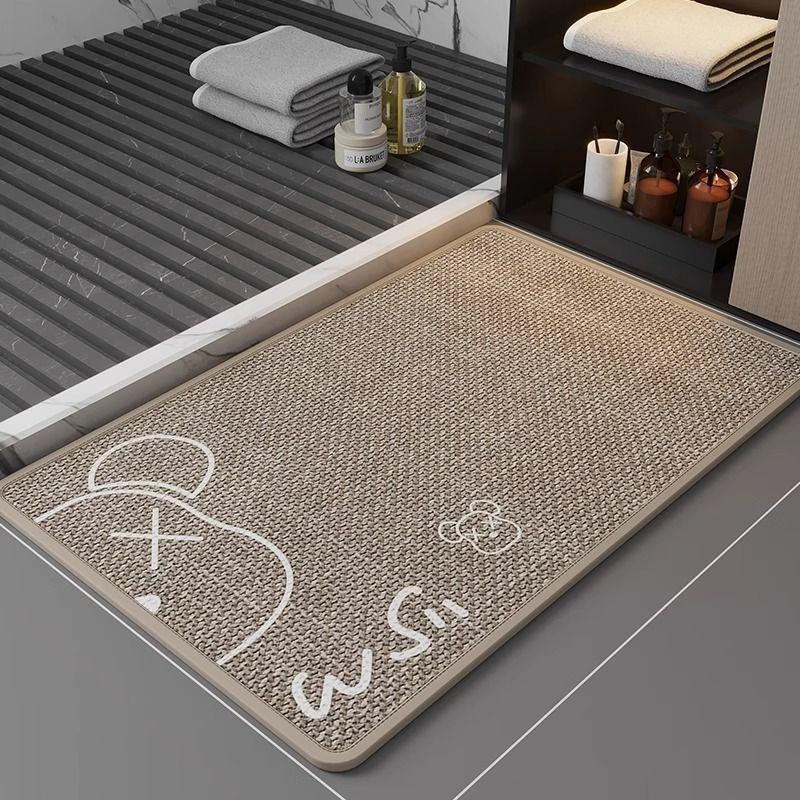 

quick-drying bathroom absorbent floor mat at the door, non-slip 40x60cm15.7x23.6in