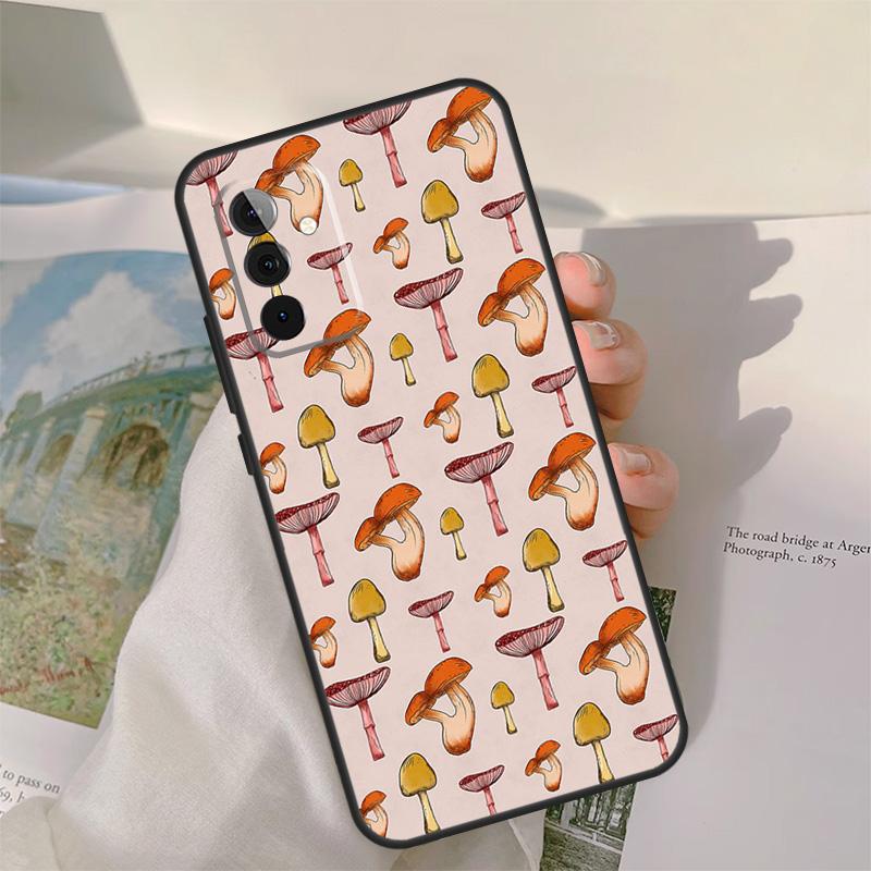 Mushroom Pattern Case For Samsung Galaxy A54 A34 A14 A06 A16 A26 A36 A56 A12 A32 A52 A13 A33 A53 A15 A35 A55