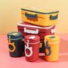 Student With Compartment Dinnerware Eco-friendly Leak Proof Lunch Box Food Container Bento Storage