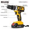 21V Cordless Rechargeable Dual-Speed Impact and Electric Screwdriver Drill Set