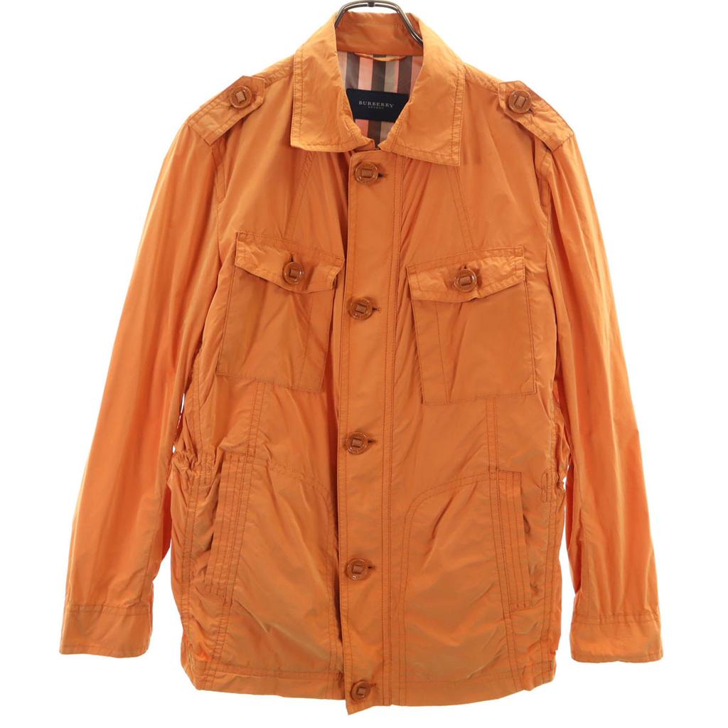 BURBERRY Jacket M Orange Sanyo Shokai Men's Used
