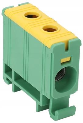 Connecteur de barrette omnibus Jaune-Vert 1 X 2,5-35Mm² 135A Tracon Fleal-35/1Zs