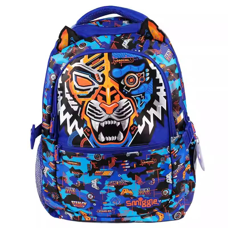 School Bag, Primary And Secondary School Students, Children'S Backpack, Outdoor Leisure Bag, Large Capacity Cartoon Backpack.