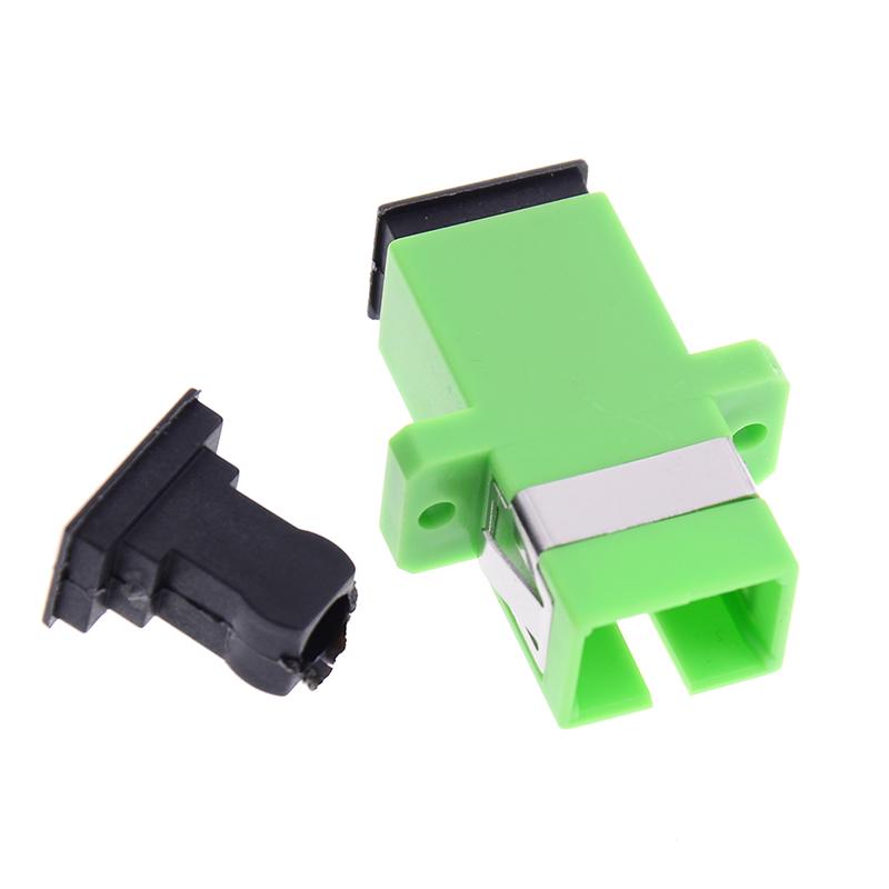 10Pcs Sc Apc Simplex Mode Fiber Optic Adapter Sc Apc Optical Fiber Coupler
