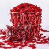 2000 pièces Pétales de Roses en Soie Fleurs à Lancer à la Main pour Mariage Saint-Valentin Confession Fleur Simulée Atmosphère Romantique Rose