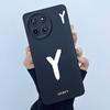 For Realme 11 4G Case Cover Lucky Initial Letter Shockproof Silicone Soft Matte Phone Bumper for Oppo Realme11 4G RMX3636 Casing