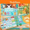 Cartoon Educational Puzzle Book For Children With Reusable Stickers And Handson Learning Fun
