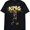 Men's T-shirt New American Summer Lakers Star King Short Sleeve Moss Basketball American Style Hip Hop Printed Cotton T-Shirt