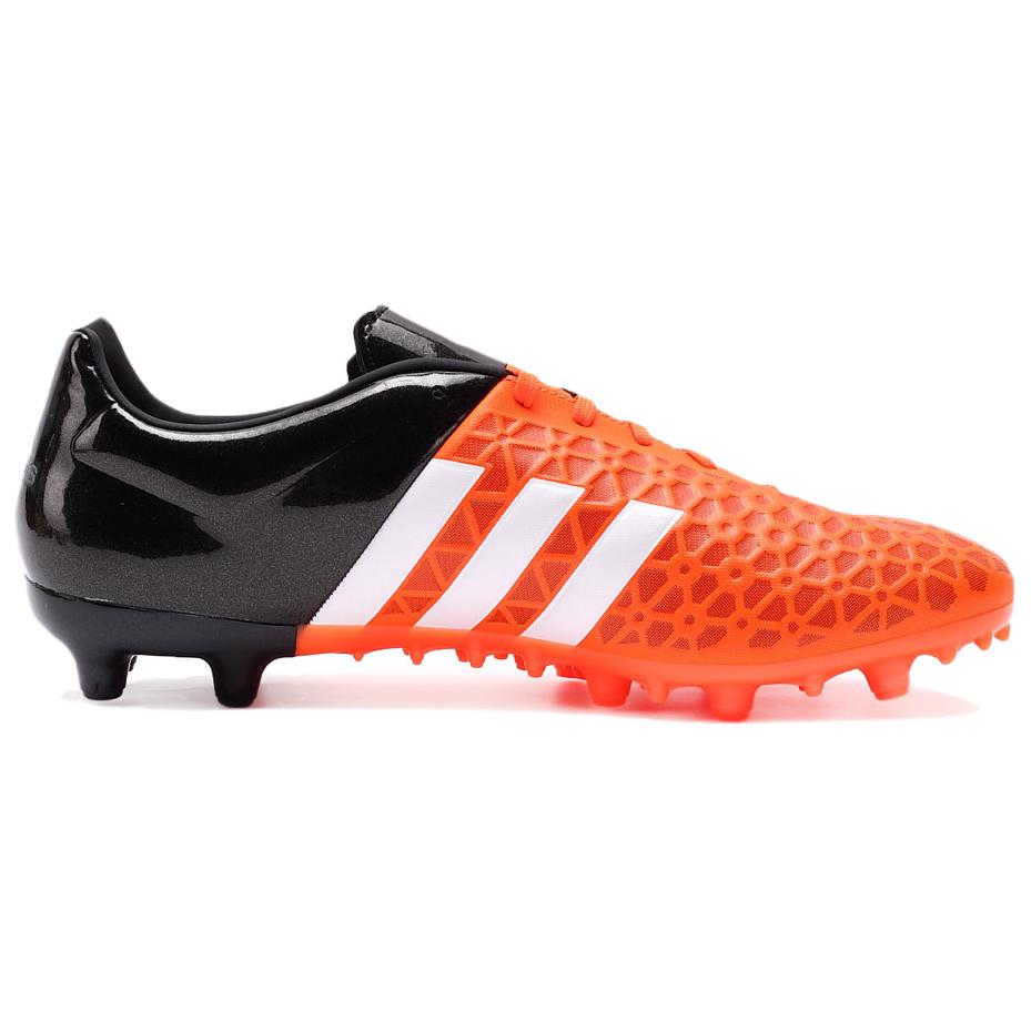 Adidas Ace 15.3 Fashion Comfortable AG FG Synthetic Leather Non-Slip Wear-Resistant Soccer Shoes Men Soccer Shoes Orange Black S83243