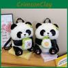 Gourd Panda Wealth Adorable Cartoon Children Backpack Plush Doll Bag