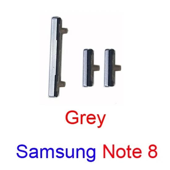 NOVO Botão Lateral de Liga/Desliga e Volume Para Samsung Galaxy Note 7 8 9 10 Plus Botão de Volume Externo + Liga/Desliga