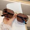 2025 Polygon Women's Fashion Sunglasses: Stylish Metal Frame with High-End Sun Protection.