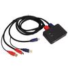 HD Multimedia Interface Switcher 2 in 1 Out KVM Splitter Adapter for Mouse Keyboard Laptop Computer Printer Projector