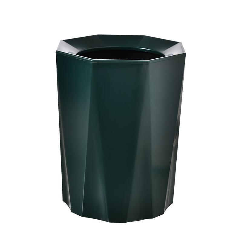 High-grade trash can no lid pressure ring storage bathroom office Japanese paper basket