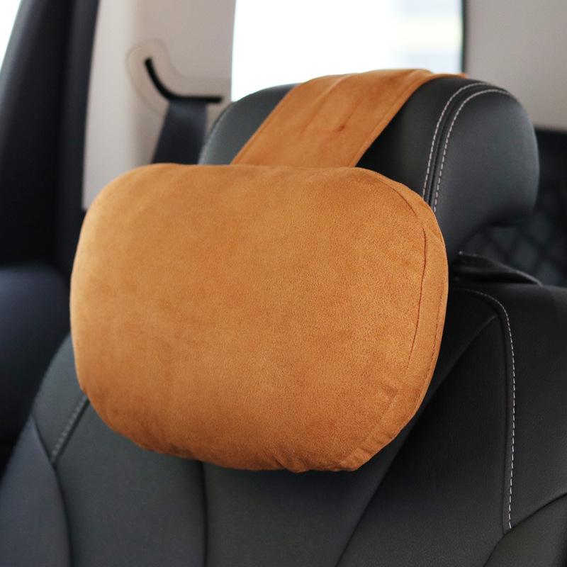 Car Suede Neck and Waist Pillow Set