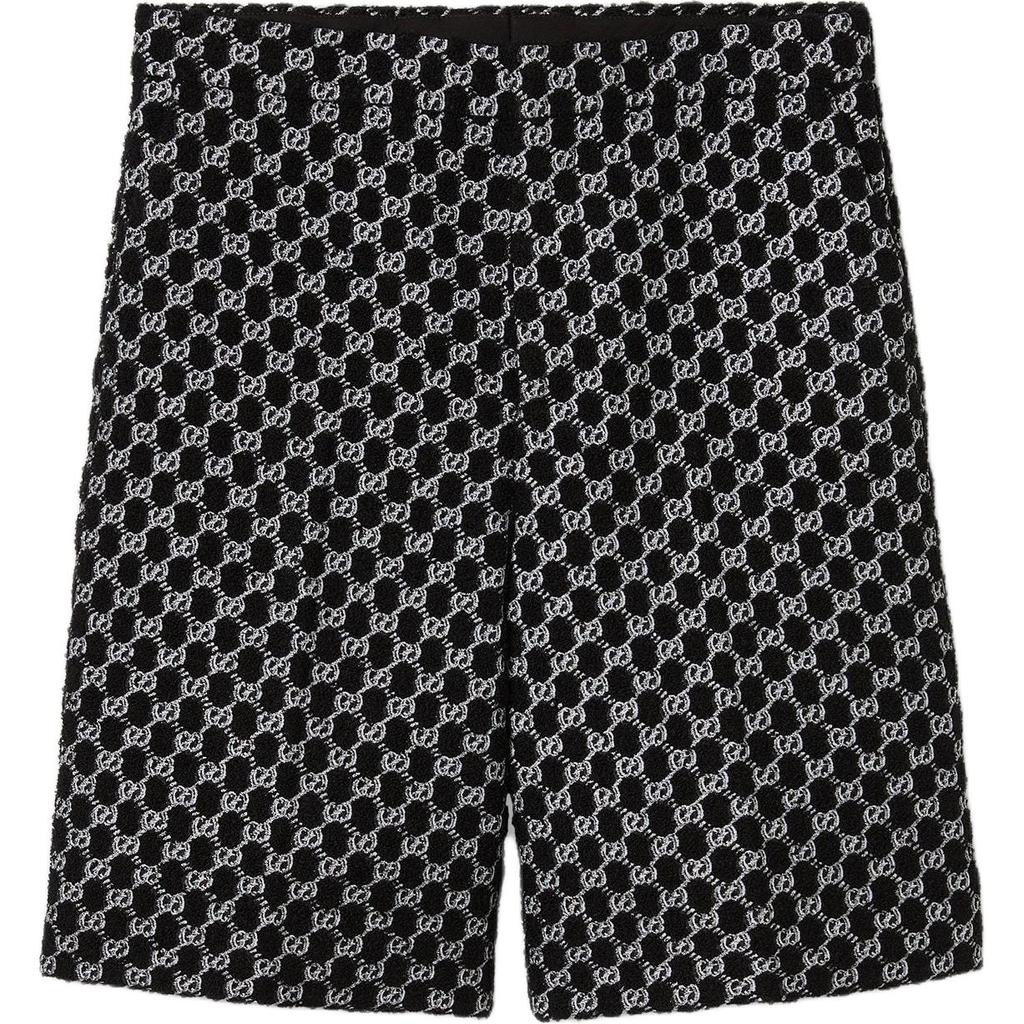 Gucci FW24 Casual Shorts Men's Silver Black 815187-Z7AE4-1185