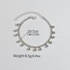 Fashionable and minimalist tassel round bead pendant single women's beach anklet