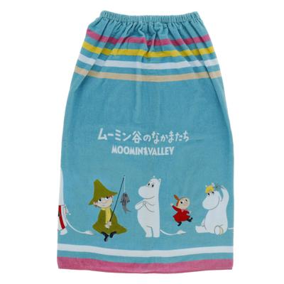 2024 Marushin 80cm Long Moomin Wrap Towel for Girls and Swimming Pool UV Product 1505014100 Kids, Boys, Towel, Protection, Number