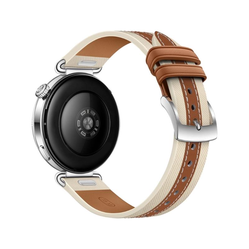 Ремешки из ПУ кожи для часов GT4/5/6 41 мм Часовые ремешки Ширина 18 мм Кожаные ремешки Запасные ремешки Пояс коричневый