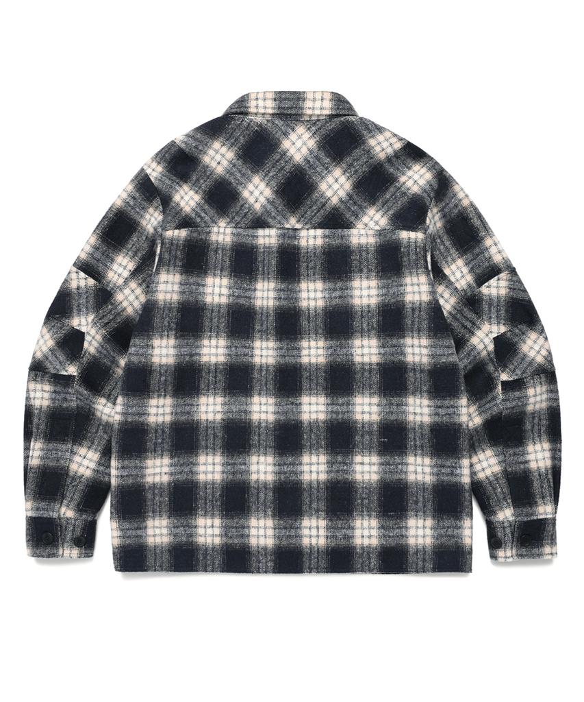 CAVISH Check Shirt Jacket Navy(Cv2Efuw320A)