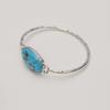 Turquoise Gemstone : 925 Sterling Silver Handmade Gemstone Bracelet Jewelry