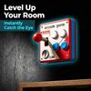 Retro Arcade Switch Panel Arcade Light Switch Cover Vintage Game Room Wall Accent with Joystick and Colorful Buttons Arcades Style Wall Art