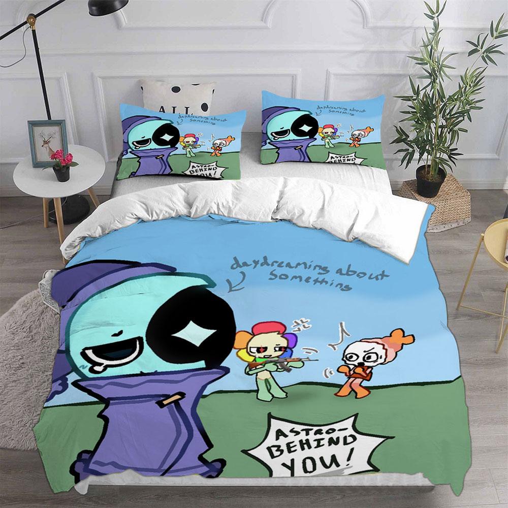Dandy's World Bedding Set Game 3D Printed Duvet Cover Set With Pillowcases Boy Girl Teens Kids Birthday Gift Soft Bedclothes