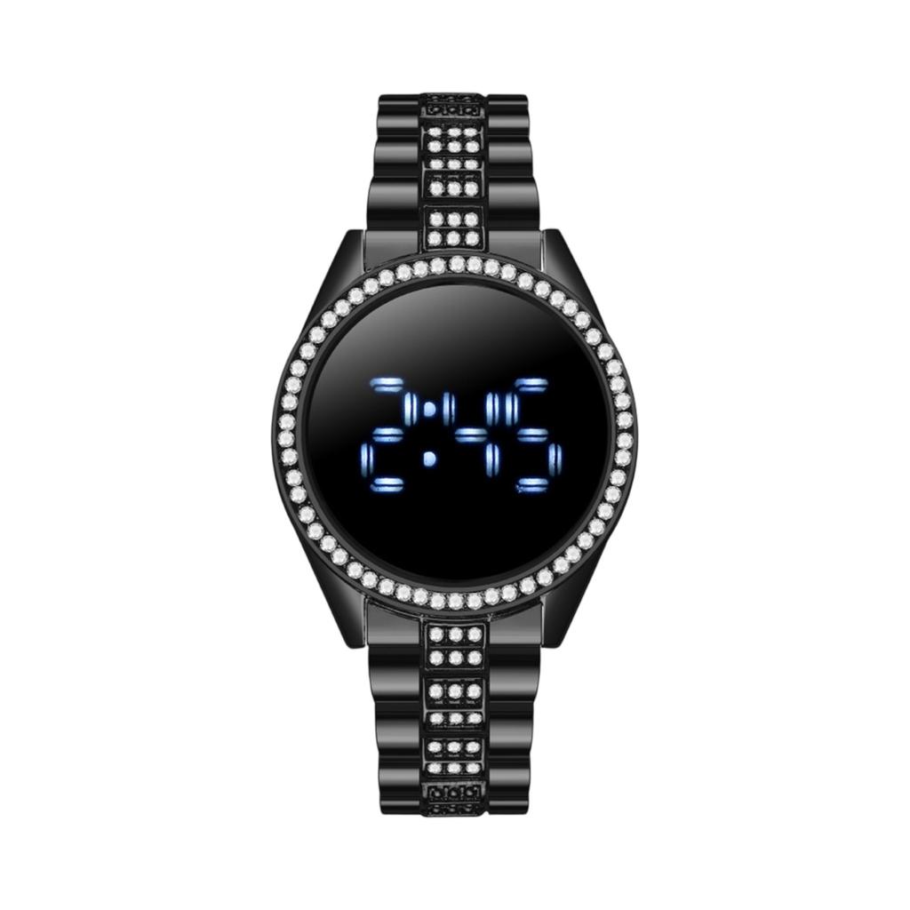 Fashion Women’s Leather Band Electronic Watch – Stylish Digital Wristwatch For Ladies, Elegant Design, Ideal Gift For Birthday, , Daily Wear