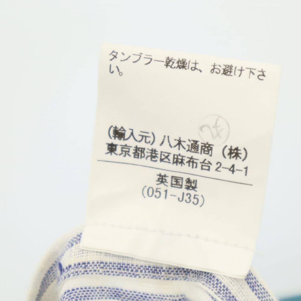 Mackintosh Made In the UK Stainless Collar Coat 34 Blue Women Used