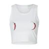 European and American women's clothing spring and summer new ins Internet celebrity hipster pepper print sexy navel short small vest women