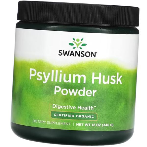 Шелуха семян подорожника, Psyllium Husk Powder, Swanson  340г (69280026)