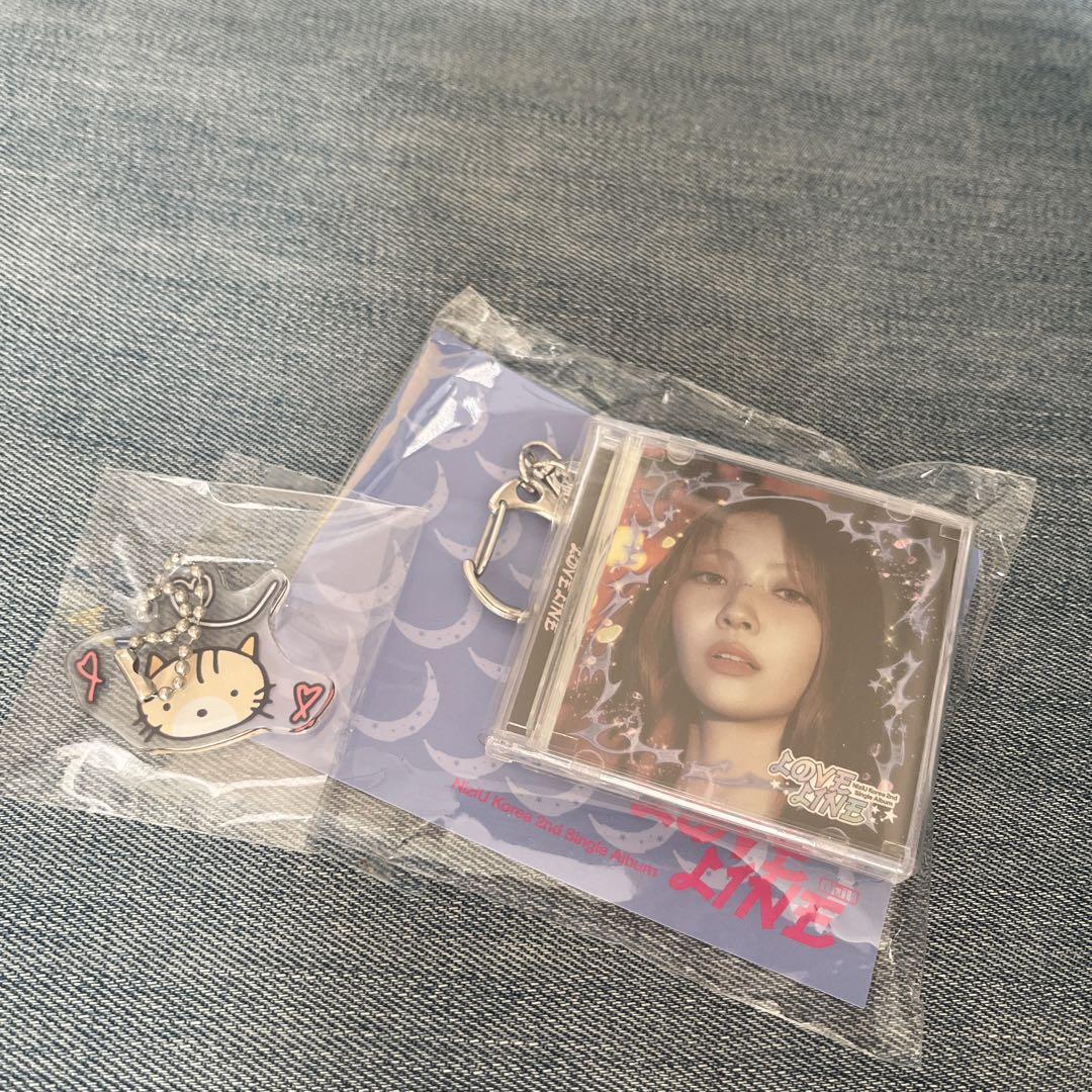 

[USED] NiziU LOVE LINE Pop-up Mini CD Keyring Mayuka Bonus Set