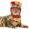 Elastic Cat Turkey Hat Cartoon Cat Cosplay Headwear Cute Pet Knitted Hat  For Cats Puppy