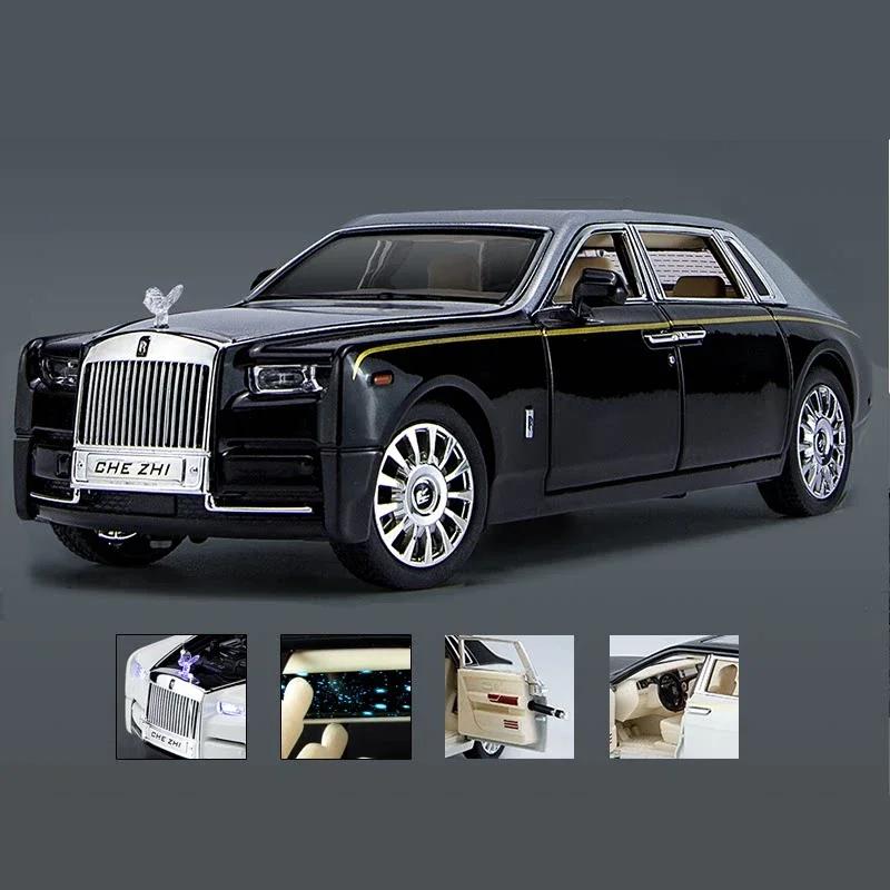 

1:24 Rolls-Royce Phantom Alloy Car Model Diecasts & Toy car Metal Toy Car Model Simulation Sound Light Collection Kids Gift A248